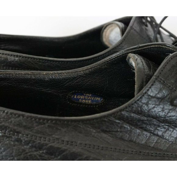 Florsheim Black Leather Oxfords Formal Work Imperial Career Dress Shoes 11.5 C